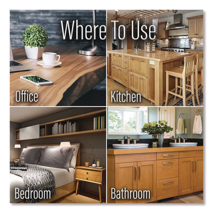 Oil, Furniture, Fresh Lemon Scent, 16 oz Bottle, 6/Carton