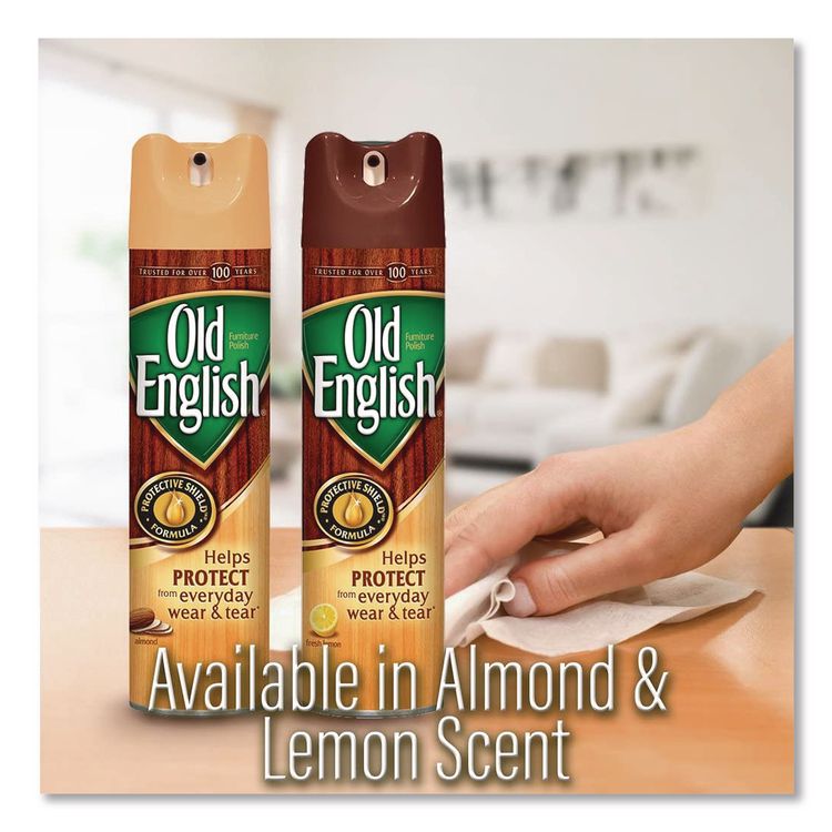Furniture Polish, Fresh Lemon Scent, 12.5 oz Aerosol Spray