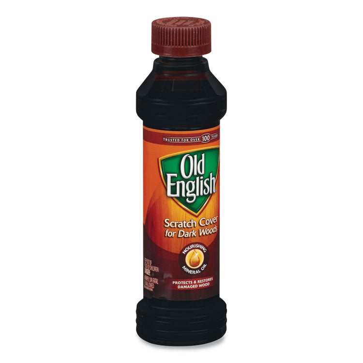 Furniture Scratch Cover, For Dark Woods, Citrus Scent, 8 oz Bottle, 6/Carton
