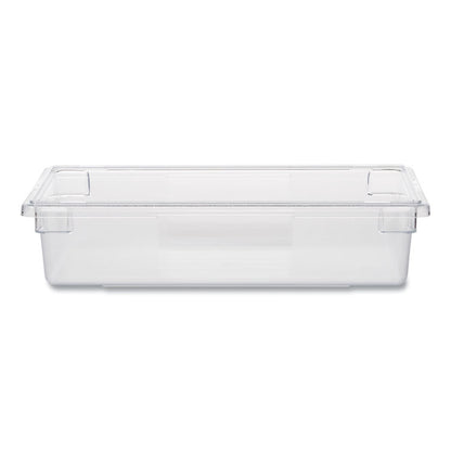 Food/Tote Boxes, 8.5 gal, 26 x 18 x 6, Clear, Plastic