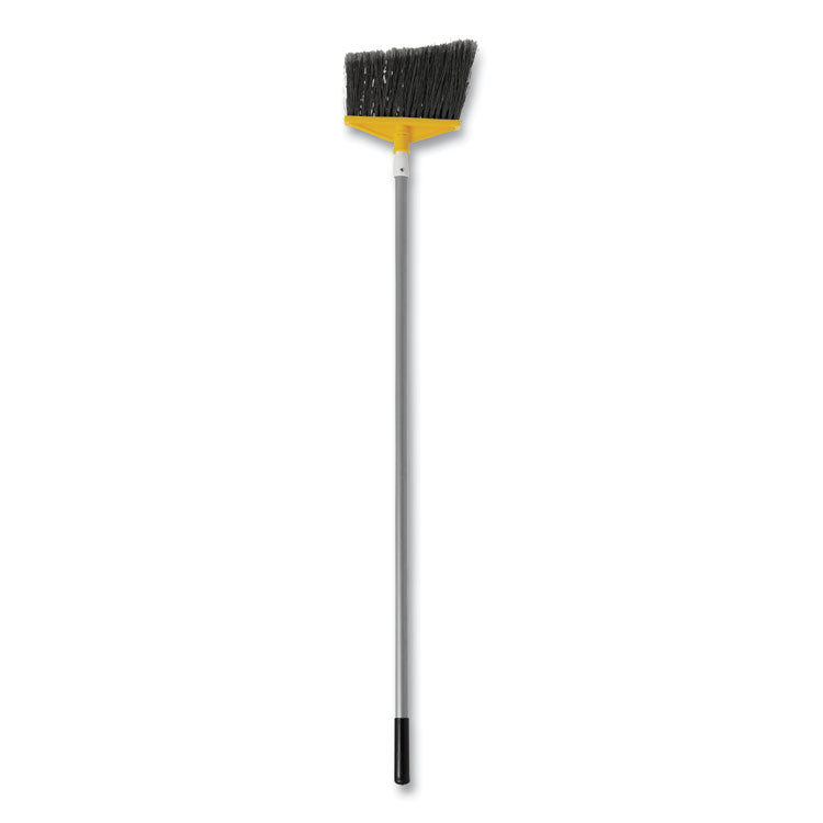 Angled Large Broom, 48.78" Length, Silver/Gray