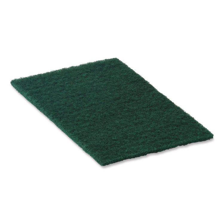90-96 Medium Duty Hand Cleaning Pad, 6" x 9", Green, 60/Carton