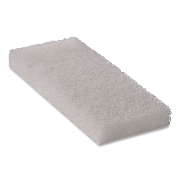 Octopus Light Duty Cleaning Pad, 5" x 9", White, 20/Carton