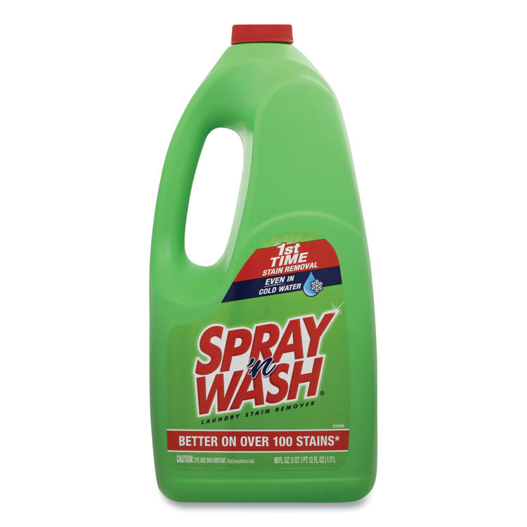 Pre-Treat Refill, Unscented, 60 oz Bottle, 6/Carton