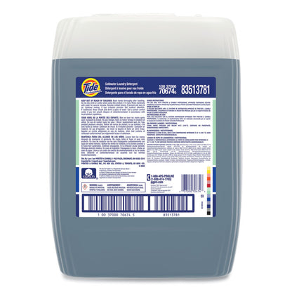 Coldwater Laundry Detergent, Tide Original Scent, 5 gal Closed-Loop Plastic Container