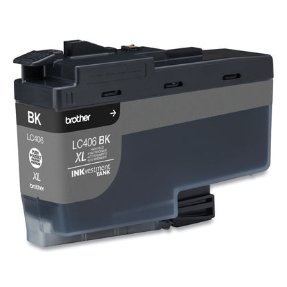 LC406XLBKS INKvestment High-Yield Ink, 6.000 Page-Yield, Black