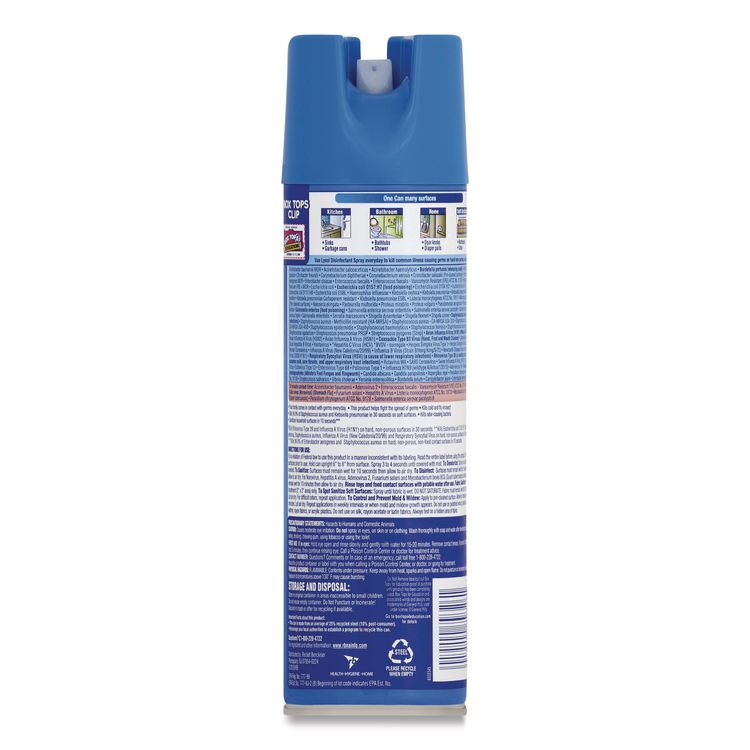 Disinfectant Spray, Spring Waterfall Scent, 19 oz Aerosol Spray