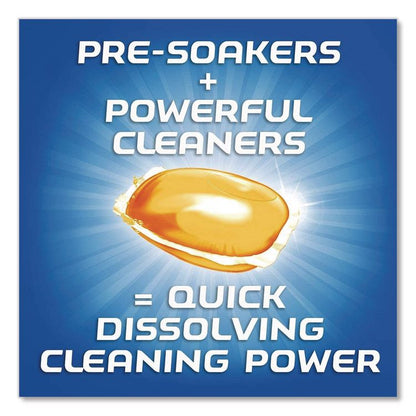 Dish Detergent Gelpacs, Orange Scent, 54/Box, 4 Boxes/Carton