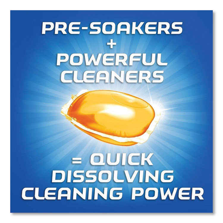 Dish Detergent Gelpacs, Orange Scent, Box of 32 Gelpacs, 8 Boxes/Carton