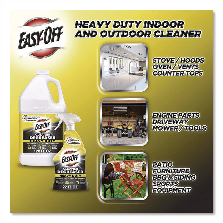 Heavy Duty Cleaner Degreaser, 32 oz Spray Bottle, 6/Carton