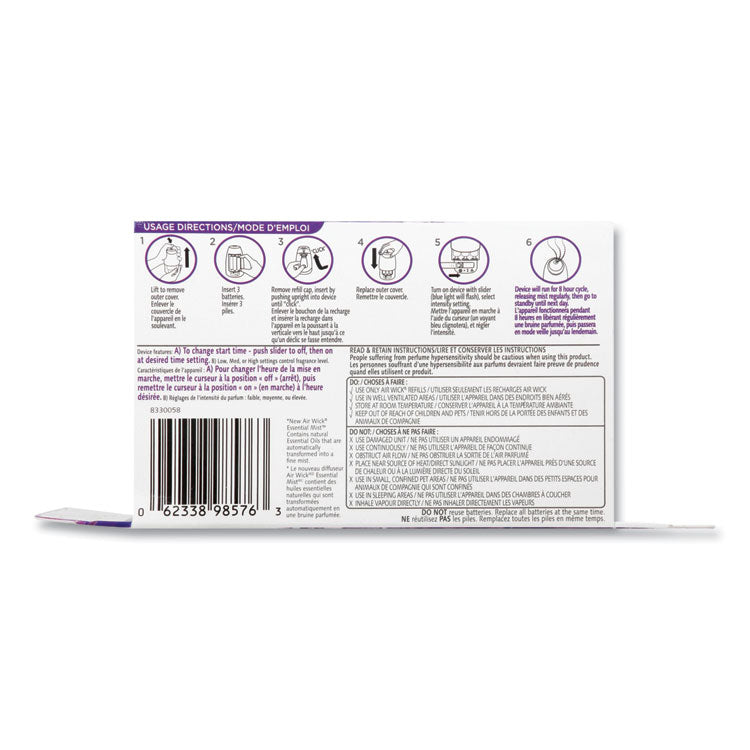 Essential Mist Starter Kit, Lavender and Almond Blossom, 0.67 oz. Bottle