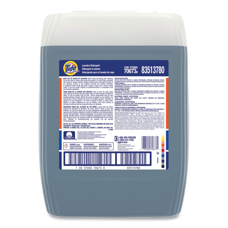 Pro 2x Liquid Laundry Detergent, Tide Original Scent, 5 gal Pail