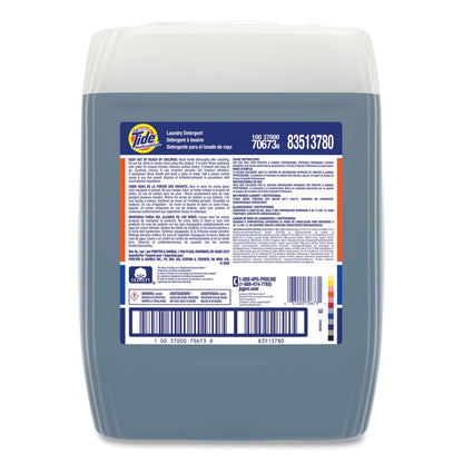 Pro 2x Liquid Laundry Detergent, Tide Original Scent, 5 gal Pail