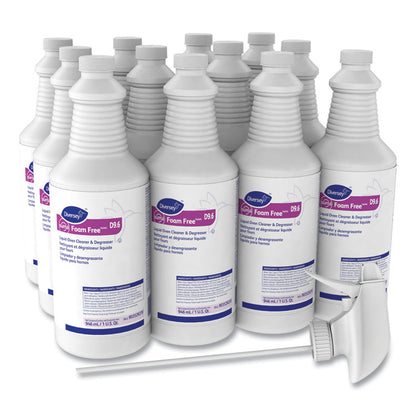 Suma Foam Free D9.6 Liquid Oven Cleaner and Degreaser, 32 oz Bottle, 12/Carton