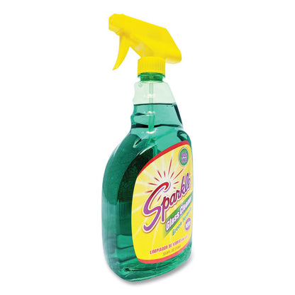 Green Formula Glass Cleaner, 33.8 oz Bottle, 12/Carton