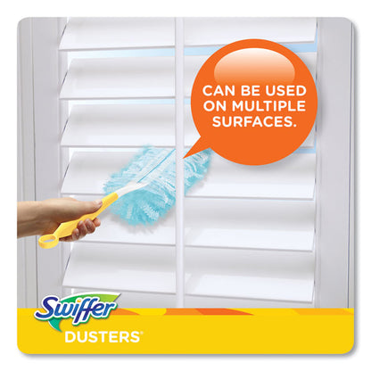 Dusters Refill, Fiber Bristle, Light Blue, 18/Box