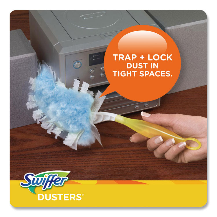 Dusters Refill, Dust Lock Fiber, Lavender Vanilla Scent, Light Blue, 10/Box