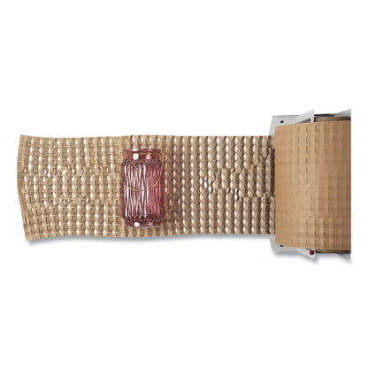 Cushion Lock Protective Wrap Dispenser, For Up to 16" Diameter x 12" Wide Rolls, Steel, Beige