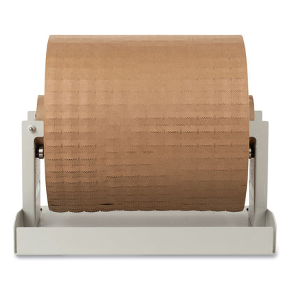 Cushion Lock Protective Wrap Dispenser, For Up to 16" Diameter x 12" Wide Rolls, Steel, Beige