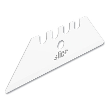 Safety Utility Knife Blades, Rounded Tip, Ceramic Zirconium Oxide, 2/Pack