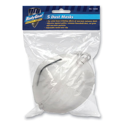 Comfort Mask, Cloth/Metal, Adjustable, 5/Pack