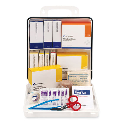 Office First Aid Kit, for Up to 75 people, 312 Pieces, Plastic Case