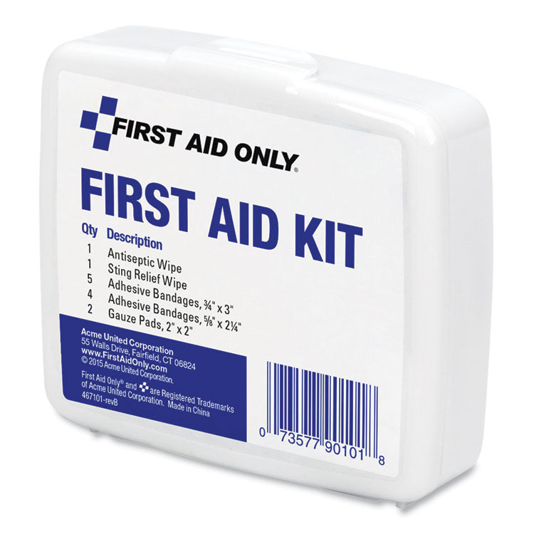 First Aid On the Go Kit, Mini, 13 Pieces, Plastic Case