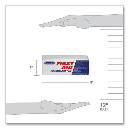 OSHA First Aid Refill Kit, 41 Pieces/Kit
