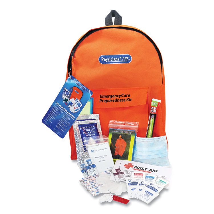 Emergency Care Backback, 43 Pieces, Nylon Fabric Case