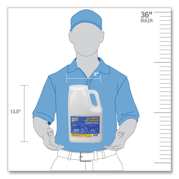 Sorbent, 4 qt, 3 lbs Bottle