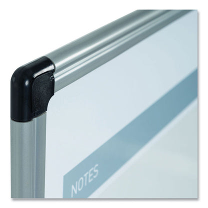 3-in-1 Calendar Planner, Monthly Planning/Scheduling Calendar, 36" x 24", White Surface, Satin Aluminum Frame