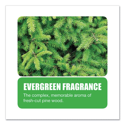 Extra Duty Urinal Screen with Non-Para Block, Evergreen with Enzymes Scent, White, Dozen