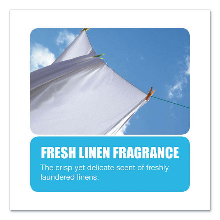 Metered Concentrated Room Deodorant, Fresh Linen, 7 oz Aerosol Spray, 12/Box