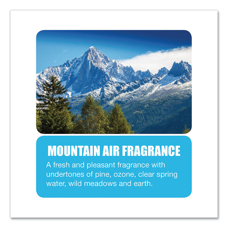 Metered Concentrated Room Deodorant, Mountain Air, 7 oz Aerosol Spray, 12/Carton