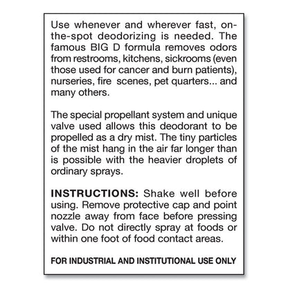 Aerosol Room Deodorant, Sunburst, 15 oz Can, 12/Carton
