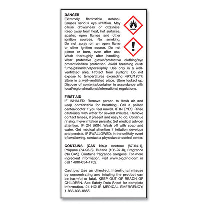 Odor Control Fogger, Mountain Air Scent, 5 oz Aerosol Spray, 12/Carton
