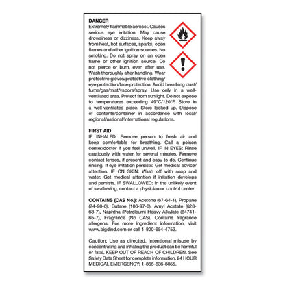 Odor Control Fogger, Original Scent, 5 oz Aerosol Spray, 12/Carton