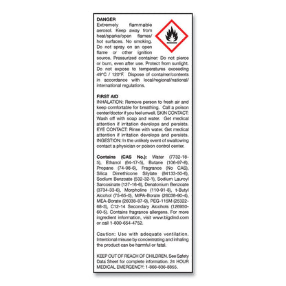 No-Vacuum Carpet Freshener, Fresh Scent, 14 oz Aerosol Spray, 12/Carton