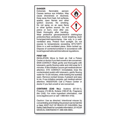 Fire D One Shot Aerosol, 5 oz Aerosol Spray, 12/Carton