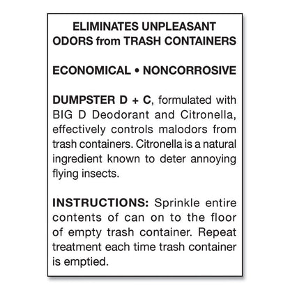 Dumpster D Plus C, 25 lbs Bucket