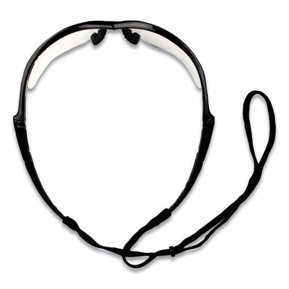 Nemesis Readers Safety Glasses, 3.0+ Diopter, Black Half Frame, Clear Dual Lens, 6/Box