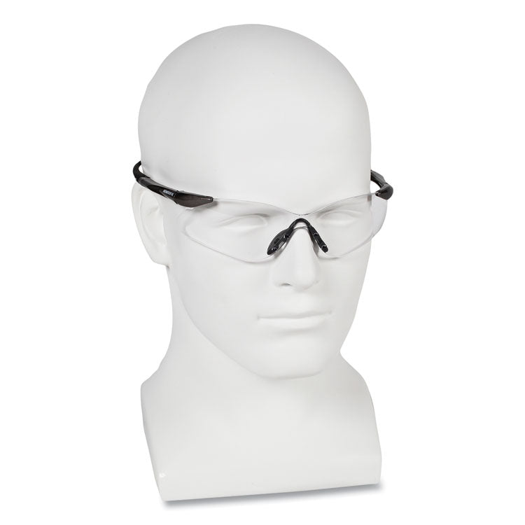 Nemesis VL Safety Glasses, Frameless, Clear Single Lens, 12/Box