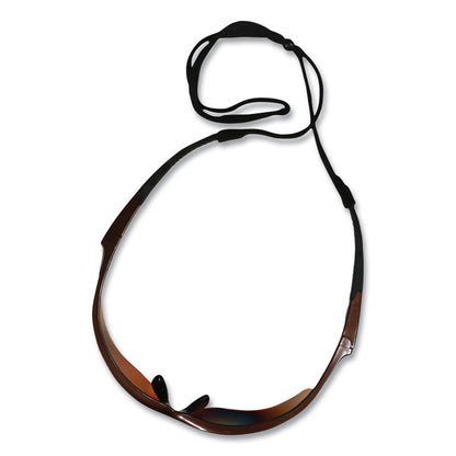 Nemesis Safety Glasses, Brown Half Frame, Polarized Brown Dual Lens, 12/Box