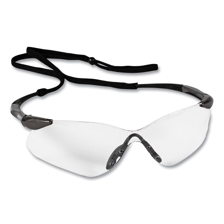 Nemesis VL Safety Glasses, Frameless, Clear Single Lens, 12/Box
