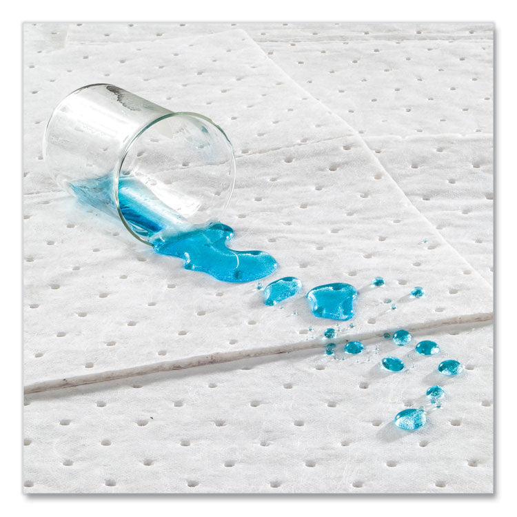 TASKBrand Industrial Oil Only Sorbent Pad, 0.21 gal, 15 x 18, 100/Carton