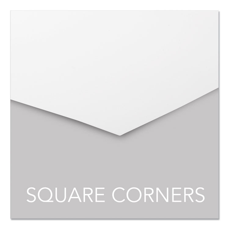 Design View Poly Presentation Covers for Binding Systems, Plastic, Square Corners, 11 x 8.5, Frost, 25/Pack