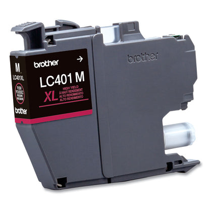 LC401XLMS High-Yield Ink, 500 Page-Yield, Magenta