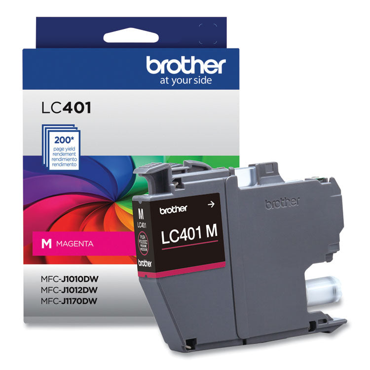 LC401MS Ink, 200 Page-Yield, Magenta