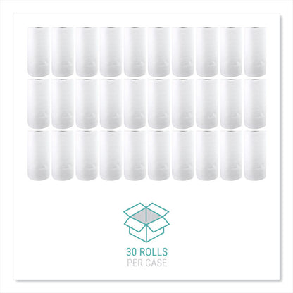 Kitchen Roll Towels, 2-Ply, 11 x 8.5, White, 85/Roll, 30 Rolls/Carton