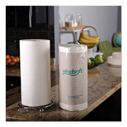 Kitchen Roll Towels, 2-Ply, 11 x 8.8, White, 100/Roll, 30 Rolls/Carton